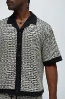 Rushmore Knit Shirt(Black/combo,S)
