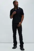Jaxon Short Sleeve Polo(Black,S)