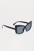 Tell All Sunglasses(Black/Black,OS)