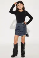 Mini Aftershock Mineral Wash Cargo Skort