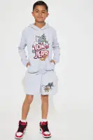 Mini Tom And Jerry On The Run Fleece Short Set