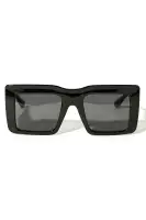 Chunky Flat Top Sunglasses(Black,OS)