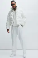 Willow Quilted Jacket(White,S)