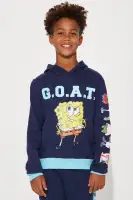 Mini Spongebob GOAT Jogger Set(Navy/combo,4/5)