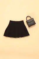 Mini Good Girl Pleated Skirt(Black,2)