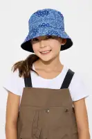 Mini Stay Cool Paisley Bucket Hat(Blue,OS)