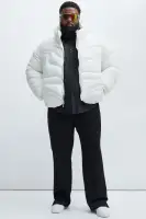 Willow Quilted Jacket(White,S)