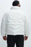 Willow Quilted Jacket(White,S)