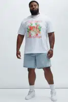 Colin Relaxed Denim Shorts(Light Blue Wash,30)