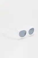 Get It Gurl Sunglasses(White,OS)