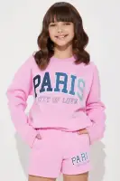 Mini Paris Girly Short Set(Pink,S)