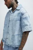 Verdugo Denim Shirt(Light Blue Wash,S)