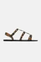 Mini Bling Bling II Flat Sandal(Black,1)