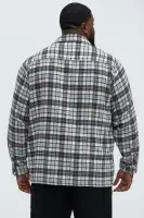 Gas Plaid Classic Flannel(Grey/combo,S)