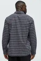 Carson Plaid Classic Long Sleeve Button Up(Black/combo,S)