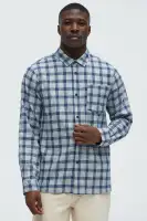 E-Z Plaid Long Sleeve Button Up