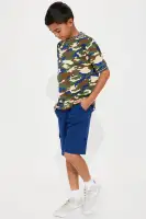 Mini Pull On Twill Cargo Shorts