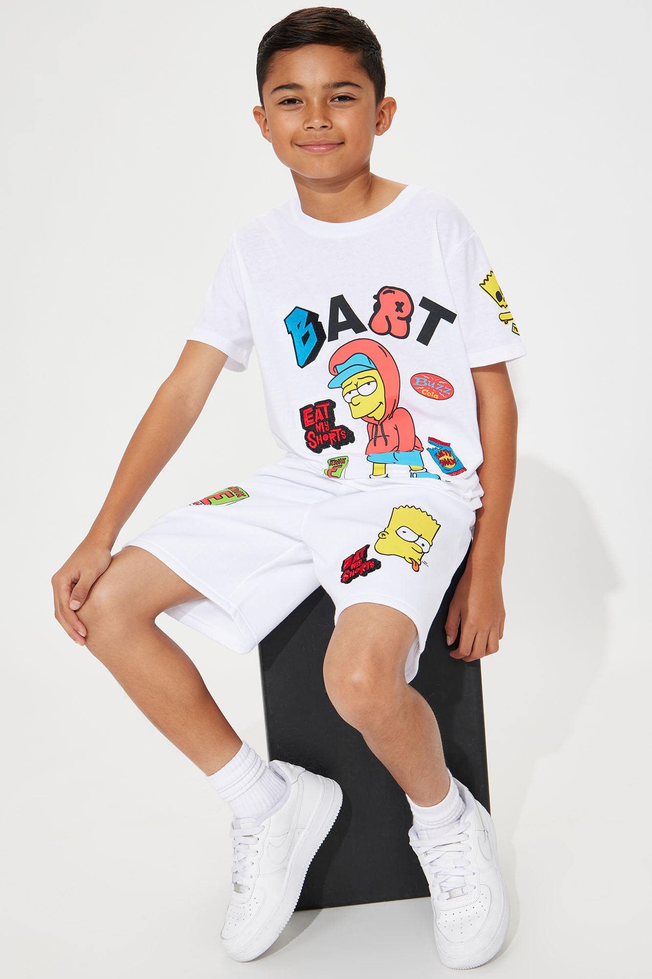 Mini Bart Simpson Short Set
