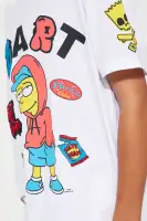 Mini Bart Simpson Short Set(White,4/5)