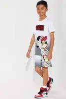 Mini Mickey Dip Dye Embroidered Short Set