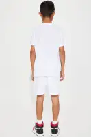 Mini Mickey Dip Dye Embroidered Short Set(White/Black,4/5)