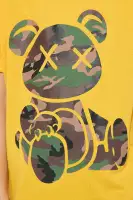 Mini Beary Be Ready Short Sleeve Tee And Twill Pant Set(Camouflage,8)