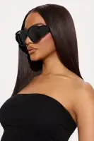 Abstract Sunglasses(Black,OS)