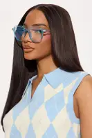 Book Club Blue Light Glasses(Blue,OS)