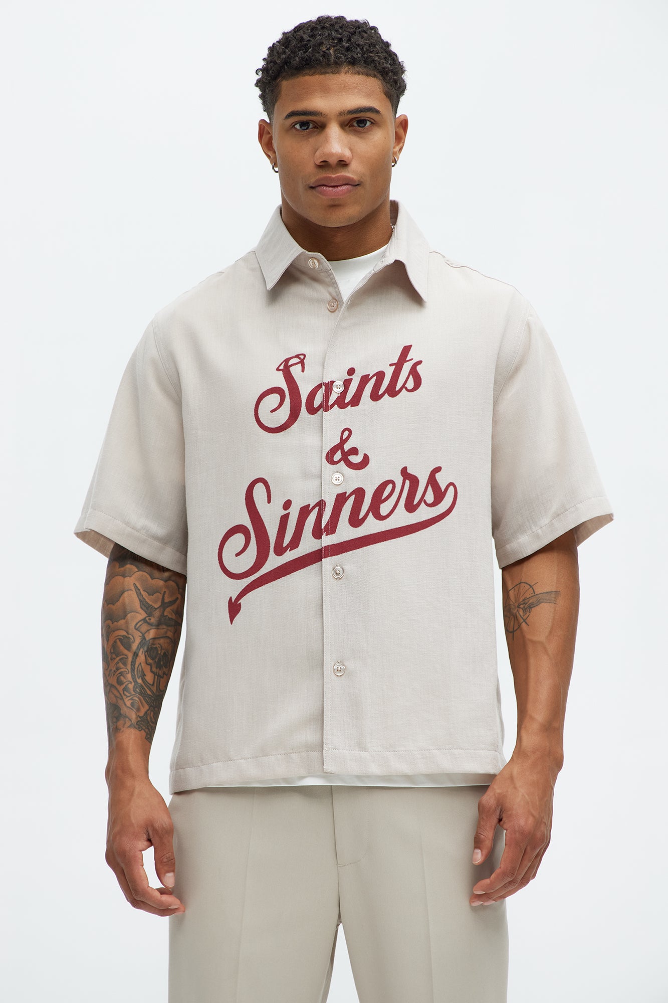 Saints And Sinners Full Button Shirt