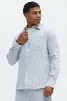 Subtle Stripe Button Up Shirt