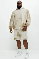 Byron Striped Vintage Pullover Jacket(Cream/combo,S)