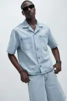 Colin True Denim Button Up Shirt