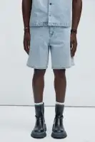 Colin Relaxed Denim Shorts(Light Blue Wash,30)