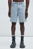 Colin Relaxed Denim Shorts(Light Blue Wash,30)