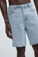 Colin Relaxed Denim Shorts(Light Blue Wash,30)