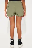 Mini Melissa Parachute Cargo Short(Olive,4/5)