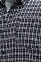 Carson Plaid Classic Long Sleeve Button Up(Black/combo,S)