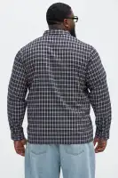 Carson Plaid Classic Long Sleeve Button Up(Black/combo,S)