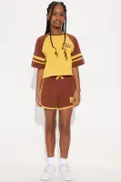 Mini Tulum Time Short Set(Brown/combo,7/8)