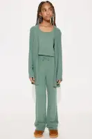 Mini Calm N Cozy 3 Piece Pant Set