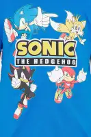 Mini Sonic Embroidered Short Set(Royal,4/5)