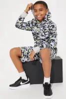 Mini Bennett Hooded Camo Short Set