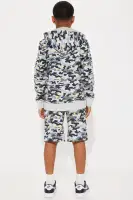 Mini Bennett Hooded Camo Short Set(Camouflage,4/5)