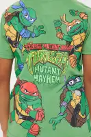 Mini TMNT Embroidered Short Set(Green,4/5)