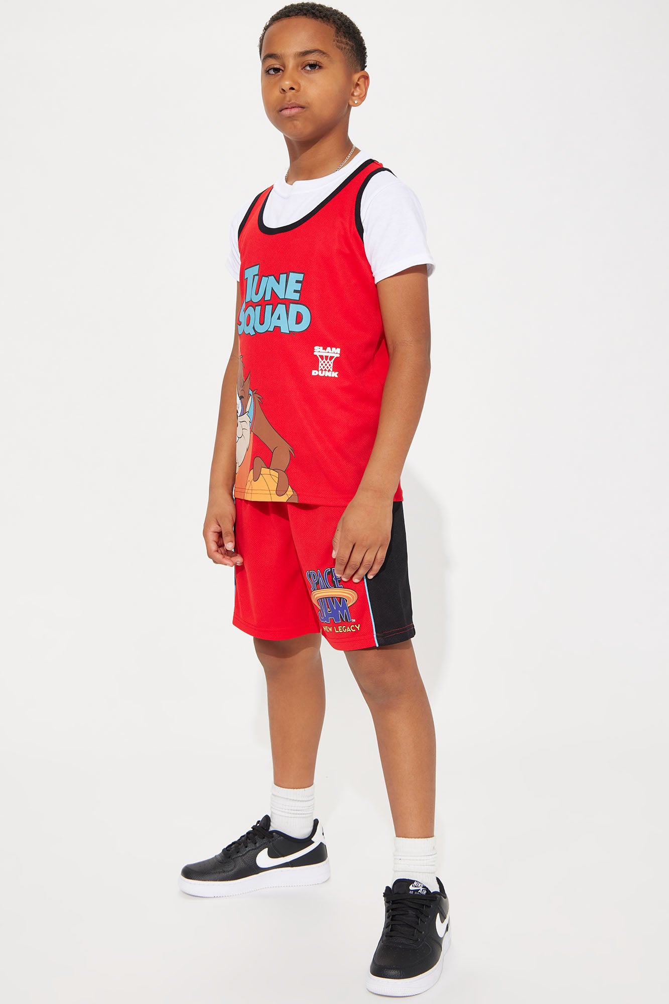 Mini Taz Basketball Jersey Short Set