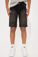 Mini Rough Around The Edges Denim Shorts