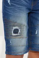 Mini Live For Today Denim Shorts(Indigo,4)