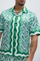Emperor Shirt(Green/combo,S)