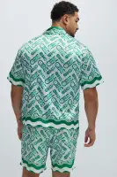 Emperor Shirt(Green/combo,S)
