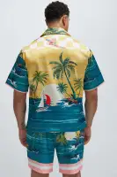 Boracay Beach Shirt(Multi Color,S)